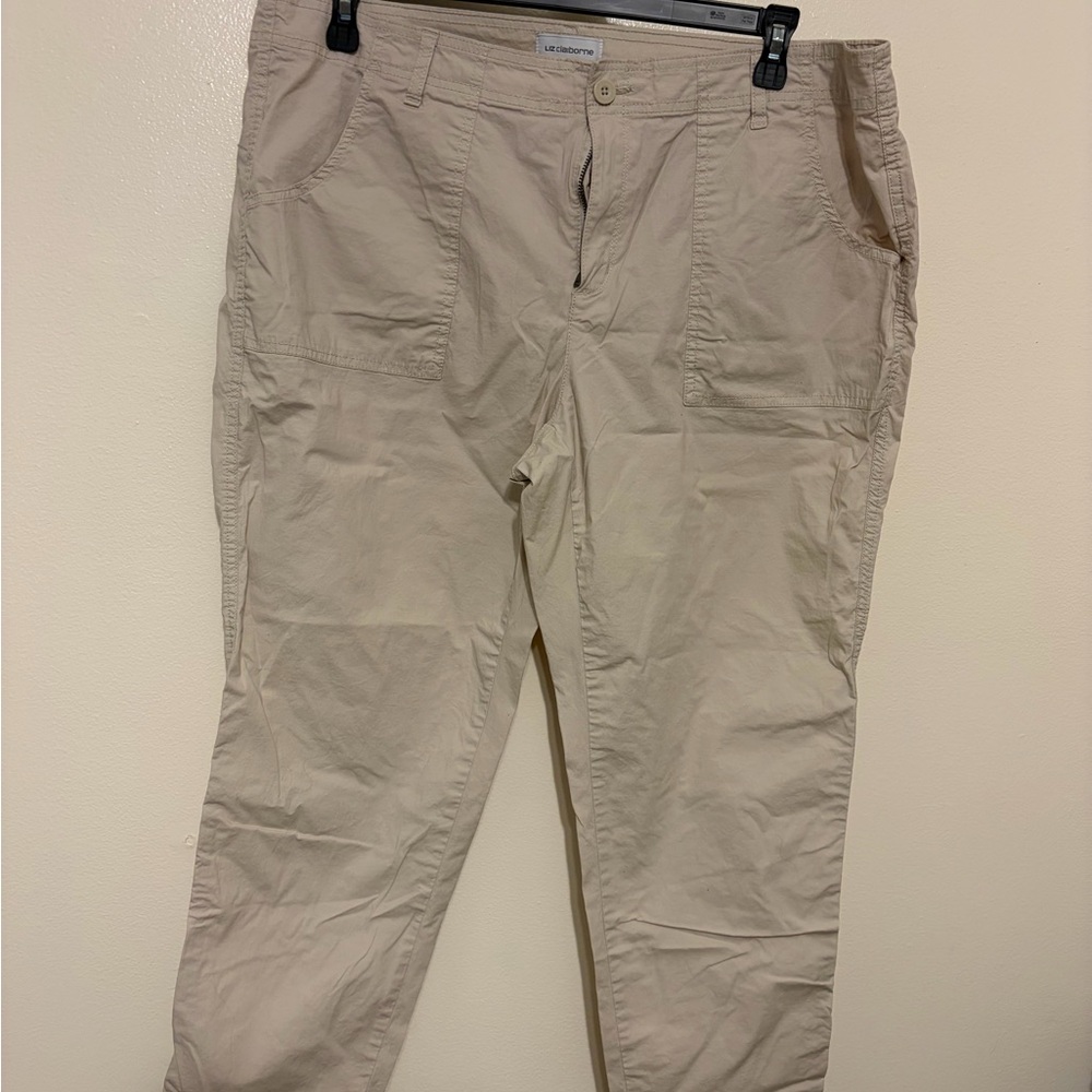 Liz Claiborne Khaki Chinos